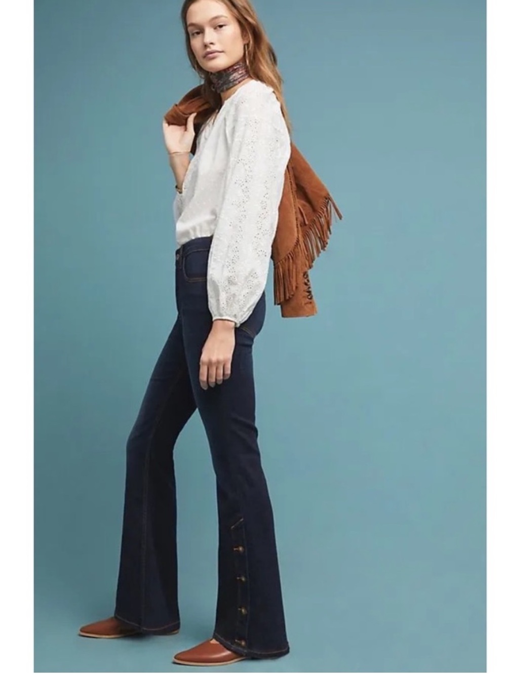 Anthropologie Pilcro High-Rise Bootcut Jeans